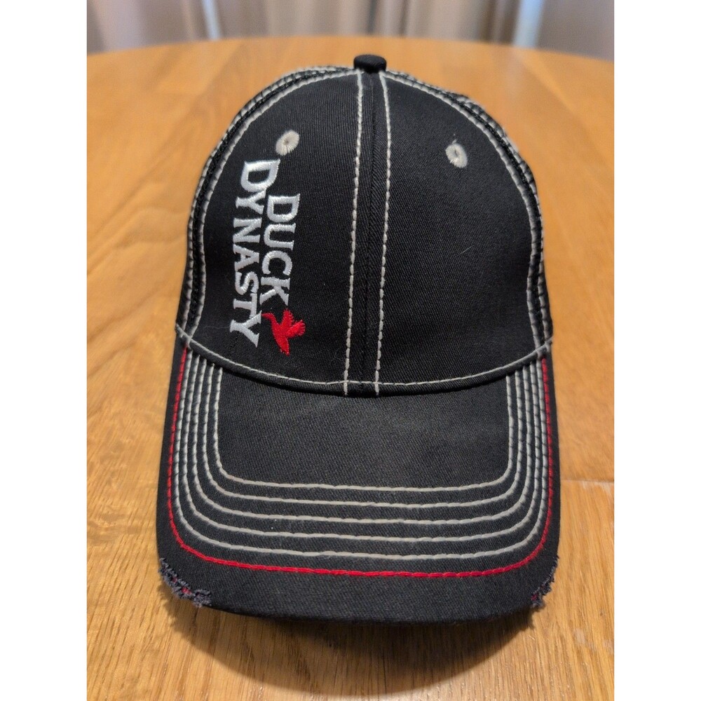 Duck Dynasty Black Adjustable Baseball Cap Trucker Hat A&E Mesh Back